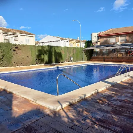 Appartement Proche Mer Avec Piscine Santiago De La Ribera Exterior photo